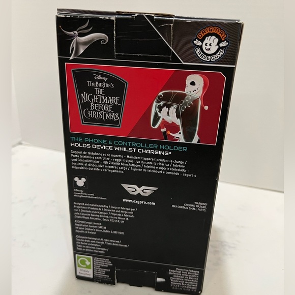 Black Controller Holder with Santa Skeleton Design - Picture 10 of 11